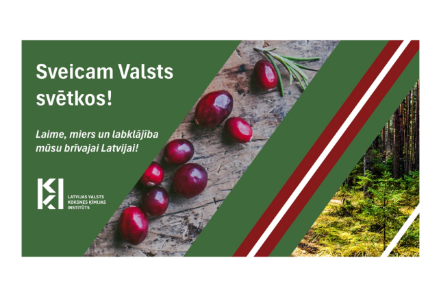 Latvijas Valsts koksnes ķīmijas institūta apsveikums 18. novembrī